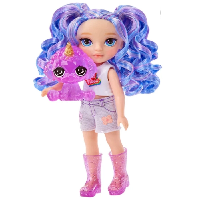 rainbow high littles - amethyst willow - fashion doll 15cm