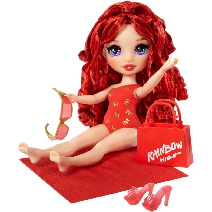 rainbow high - swim and style - ruby - fashion doll 28cm