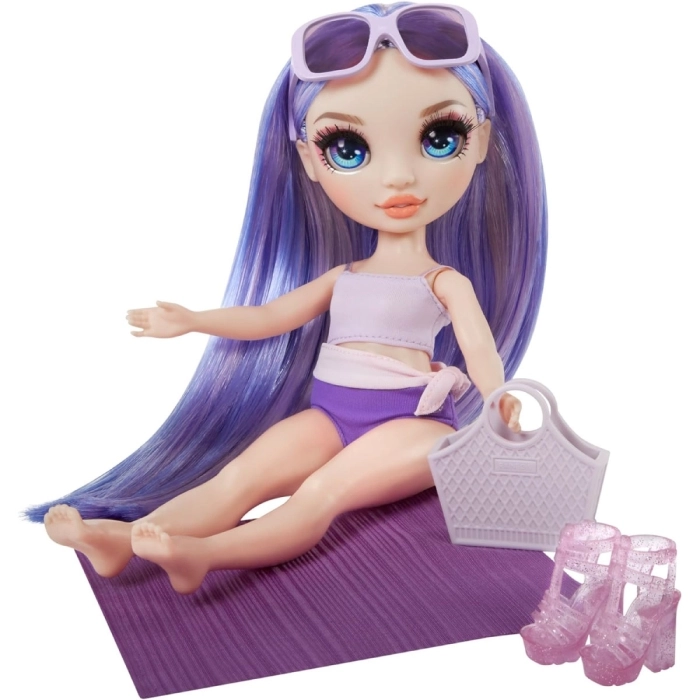 rainbow high - swim and style - violet - fashion doll 28cm