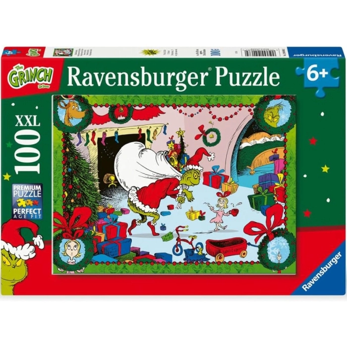 the grinch - puzzle 100 pezzi xxl