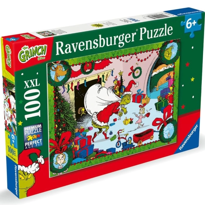 the grinch - puzzle 100 pezzi xxl