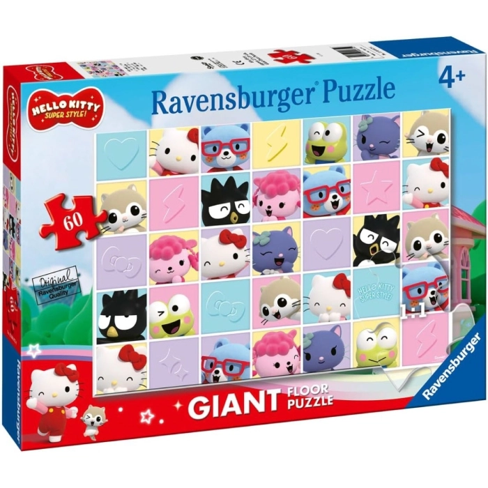 hello kitty selfie divertenti - puzzle gigante da pavimento 60 pezzi