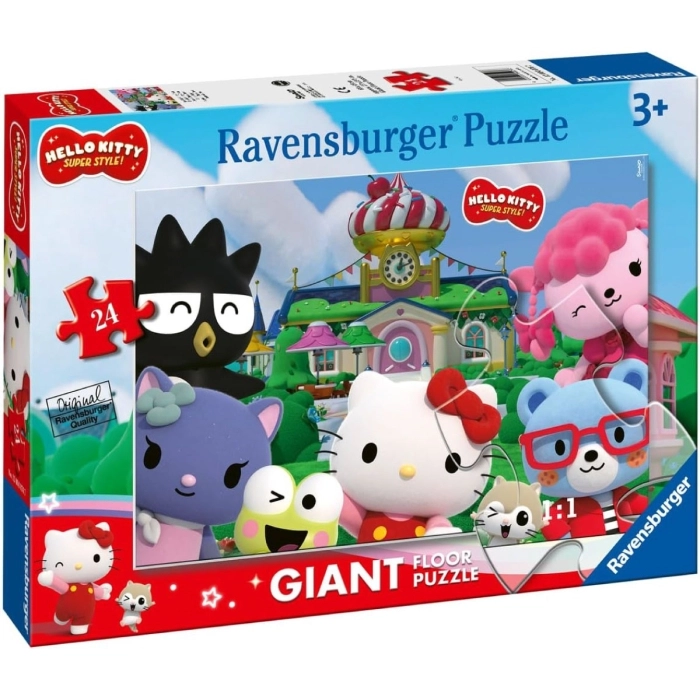 hello kitty tanta energia - puzzle da pavimento 24 pezzi