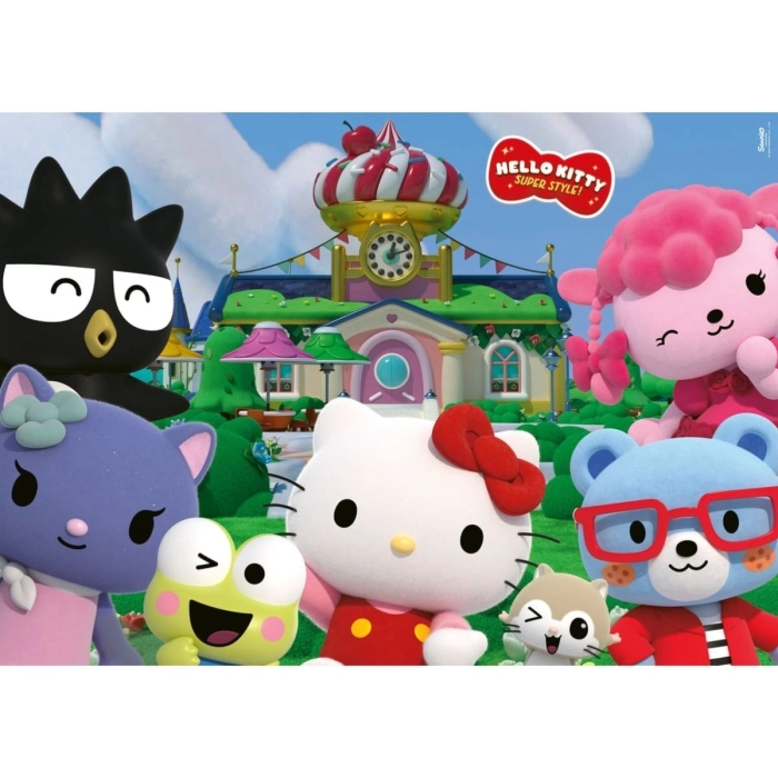 hello kitty tanta energia - puzzle da pavimento 24 pezzi