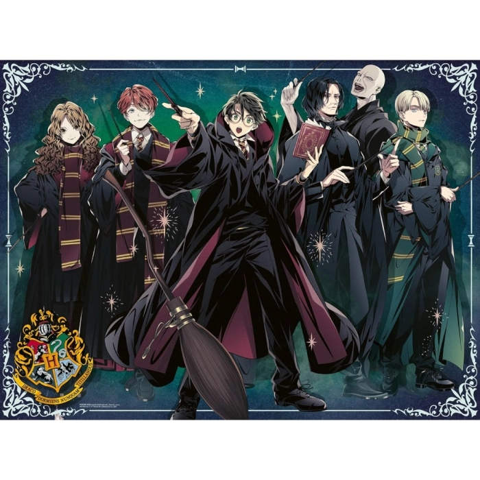 harry potter - griffindor vs slytherin - puzzle 1500 pezzi