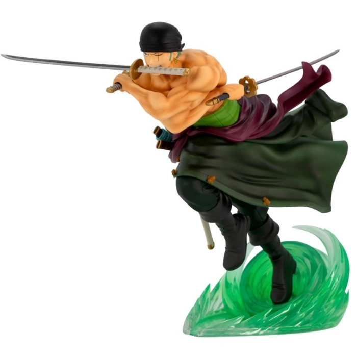 one piece - roronoa zoro - statua 18cm