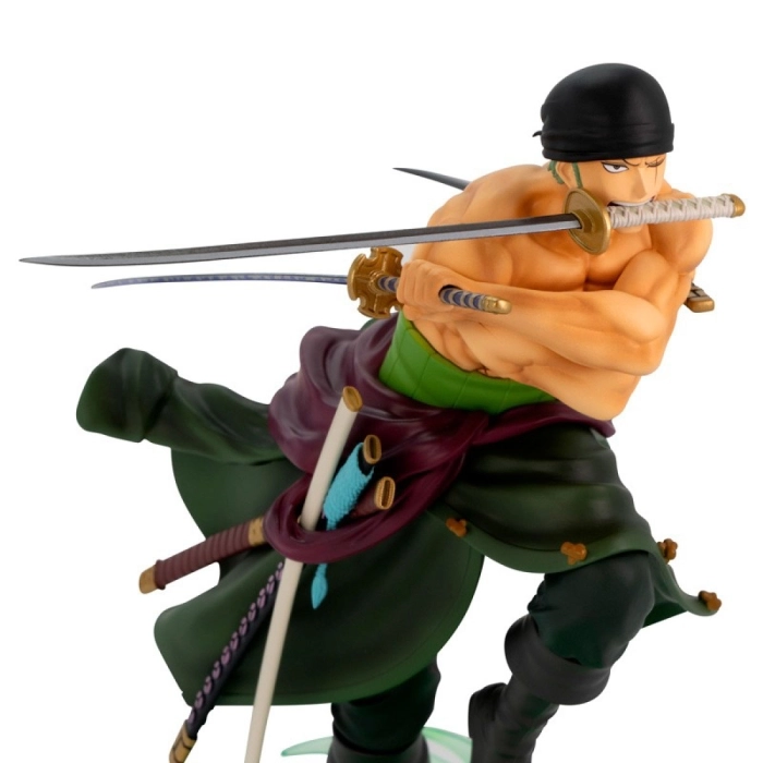 one piece - roronoa zoro - statua 18cm