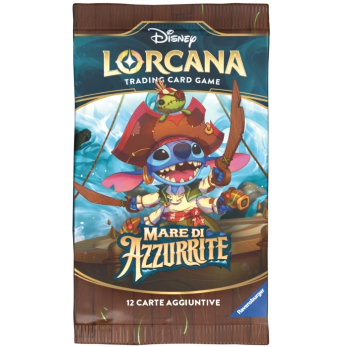 lorcana - mare di azzurrite - bustina singola 12 carte (ita)