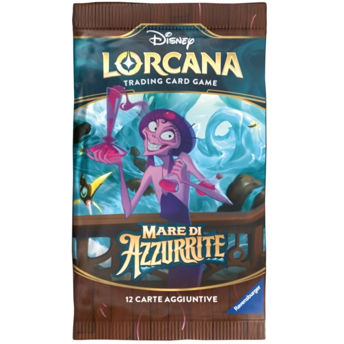 lorcana - mare di azzurrite - bustina singola 12 carte (ita)