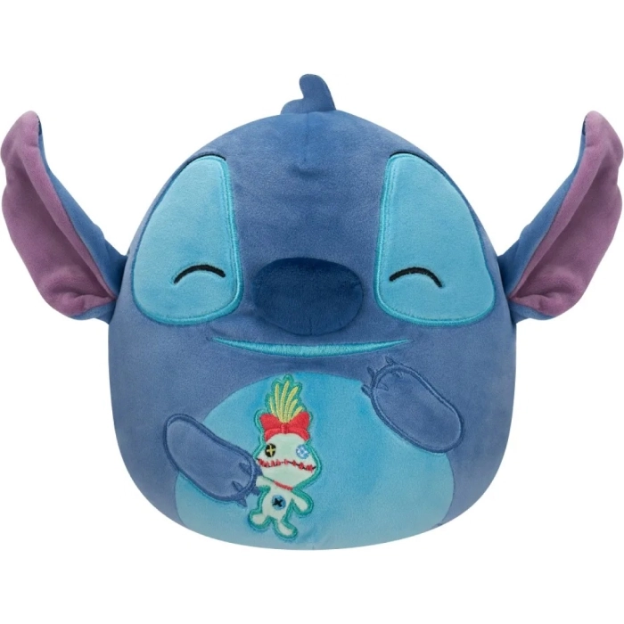 squishmallows - stitch with scrump - peluche 25cm