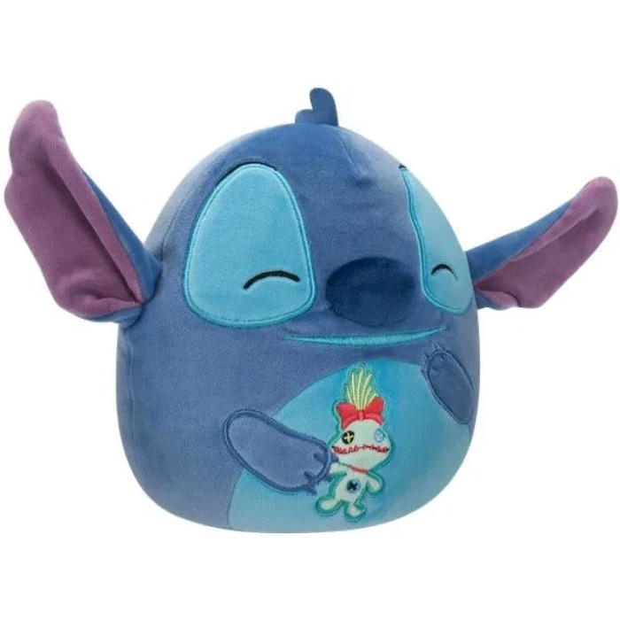 squishmallows - stitch with scrump - peluche 25cm