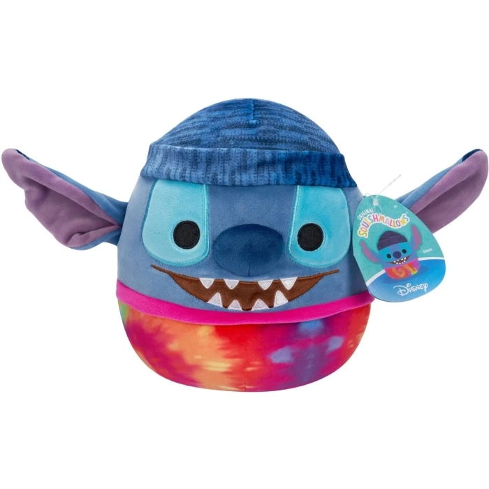 squishmallows - stitch with hat - peluche 25cm