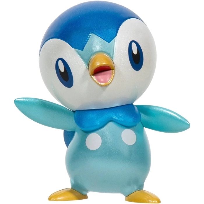 pokemon - select 8cm - piplup (metallic)