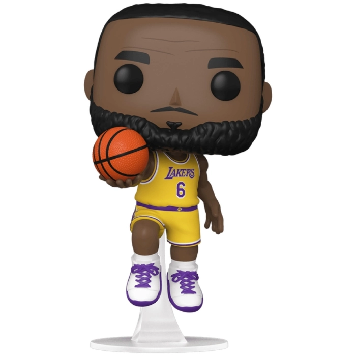 lakers - lebron james in 6 jersey 9cm - funko pop 152