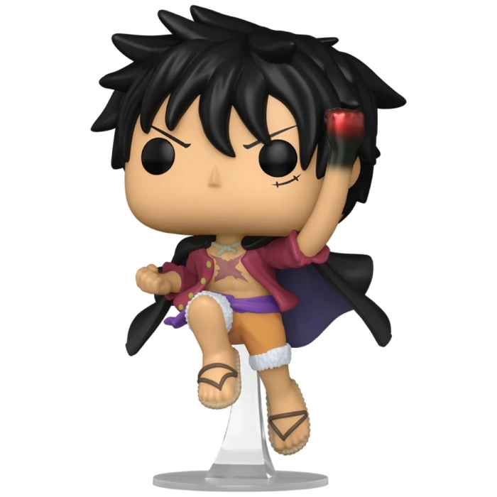 one piece - luffy uppercut (metallic) 9cm - funko pop 1620