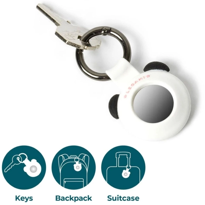 key ring for airtag - panda