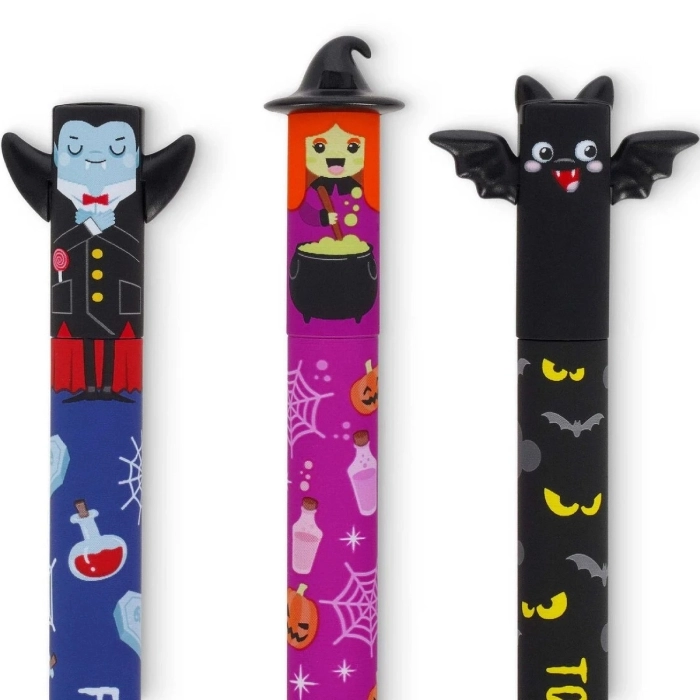 set di 3 penne gel cancellabili - erasable pen - the boo crew