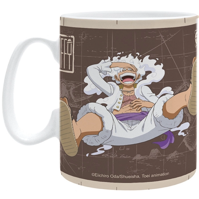 one piece - tazza 460ml - luffy wanted