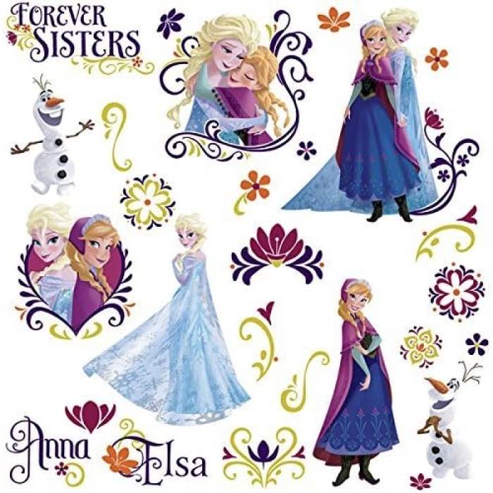 frozen: springtime - adesivo removibile da parete