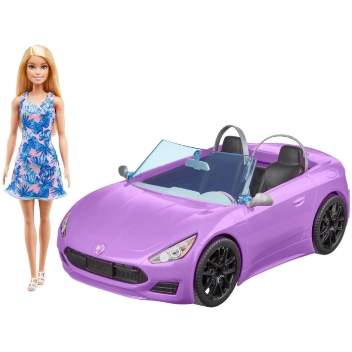 barbie auto decapottabile con bambola