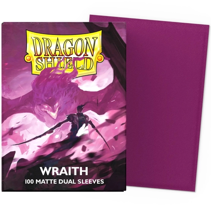 dragon shield standard sleeves - wraith dual matte (100 bustine protettive)