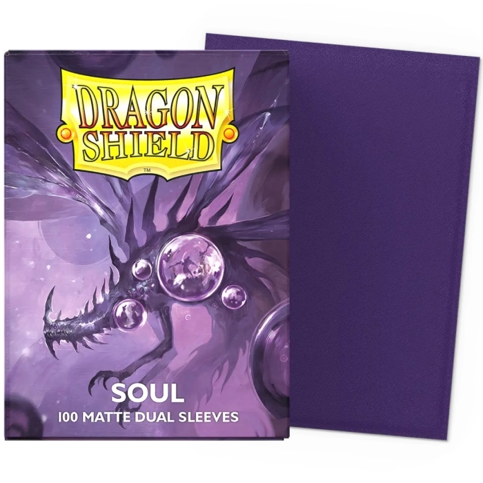 dragon shield standard sleeves - soul dual matte (100 bustine protettive)