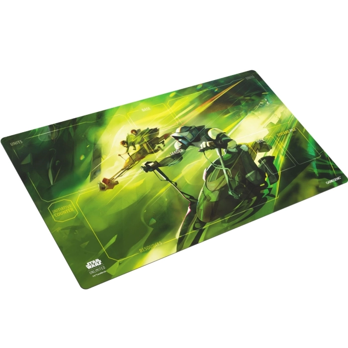 star wars unlimited - prime game mat - speeder bike chase