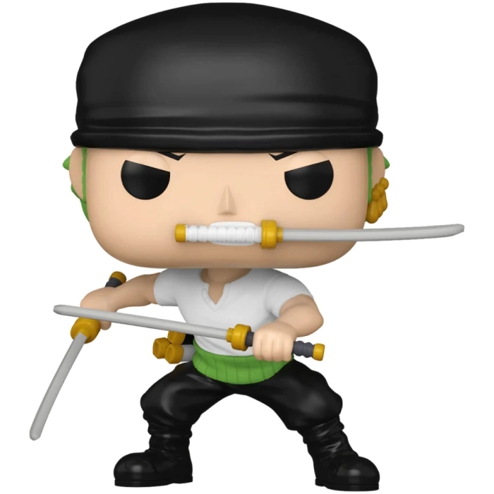 one piece - roronoa zoro (two sword style) 9cm - funko pop 1775 chase