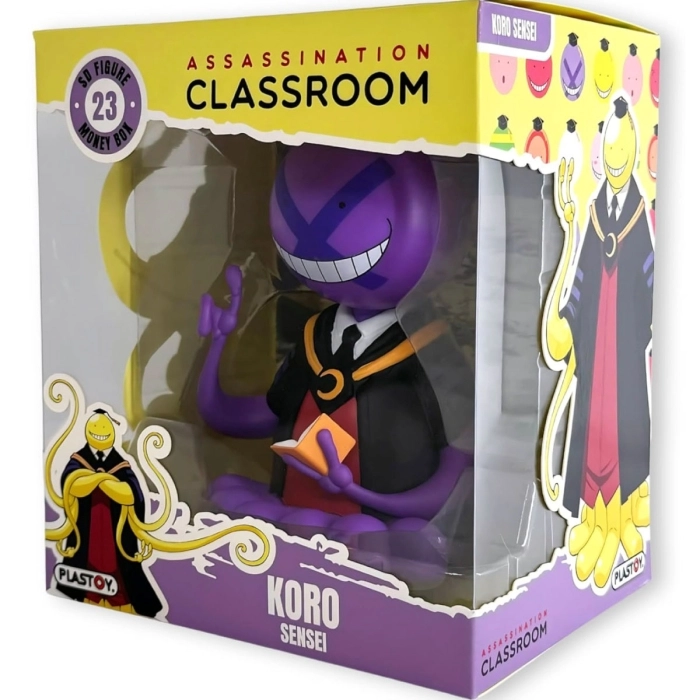 assassination classroom - koro sensei purple - salvadanaio