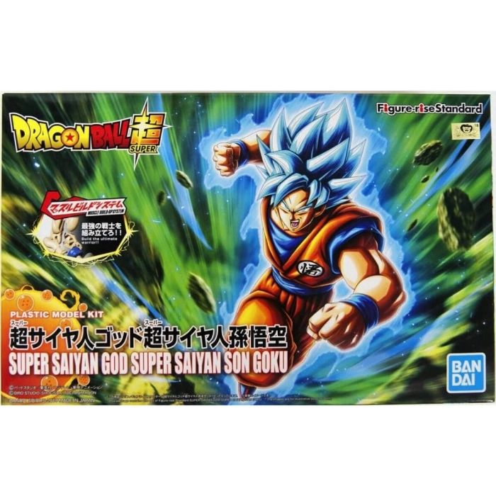 dragon ball z - super saiyan god ss son goku - figure rise stand