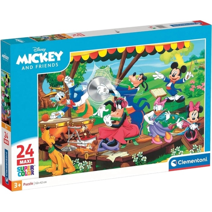 mickey & friends - puzzle 24 pezzi maxi