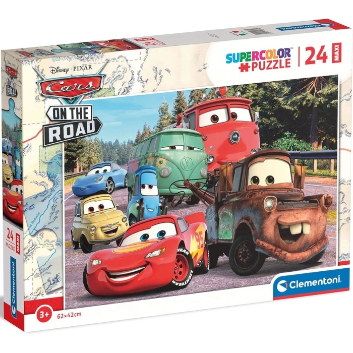 cars - puzzle 24 pezzi maxi