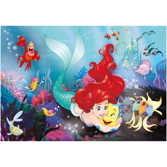 la sirenetta - puzzle 24 pezzi maxi