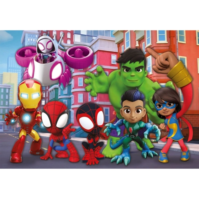 spidey & friends - puzzle 24 pezzi maxi