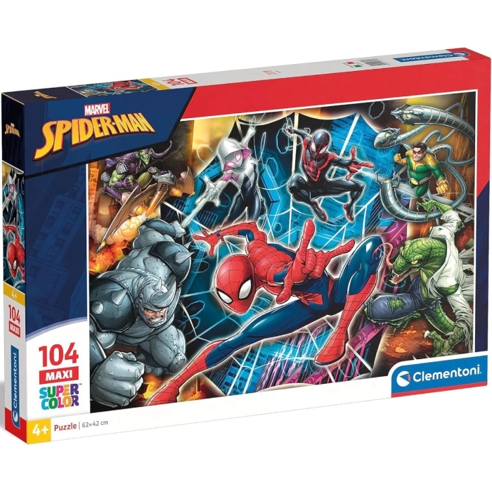 spider-man - puzzle 104 pezzi