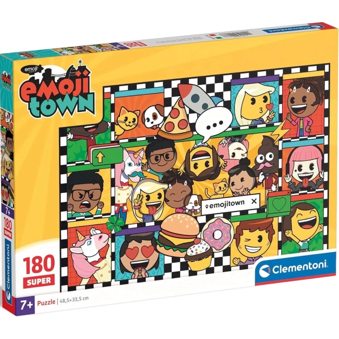 emojii town - puzzle 180 pezzi