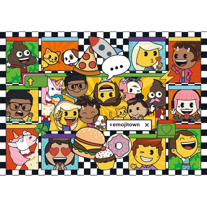 emojii town - puzzle 180 pezzi