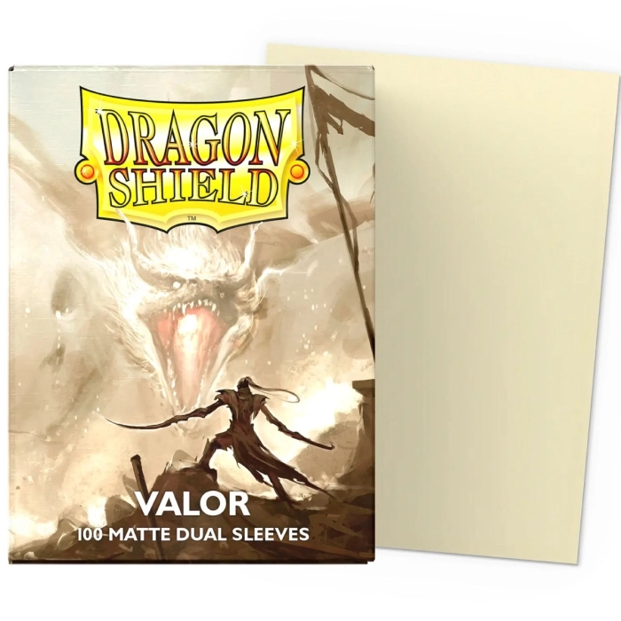 dragon shield standard sleeves - valor dual matte (100 bustine protettive)