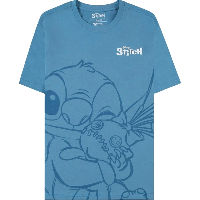 lilo & stitch - hugging stitch - unisex short sleeved t-shirt - m