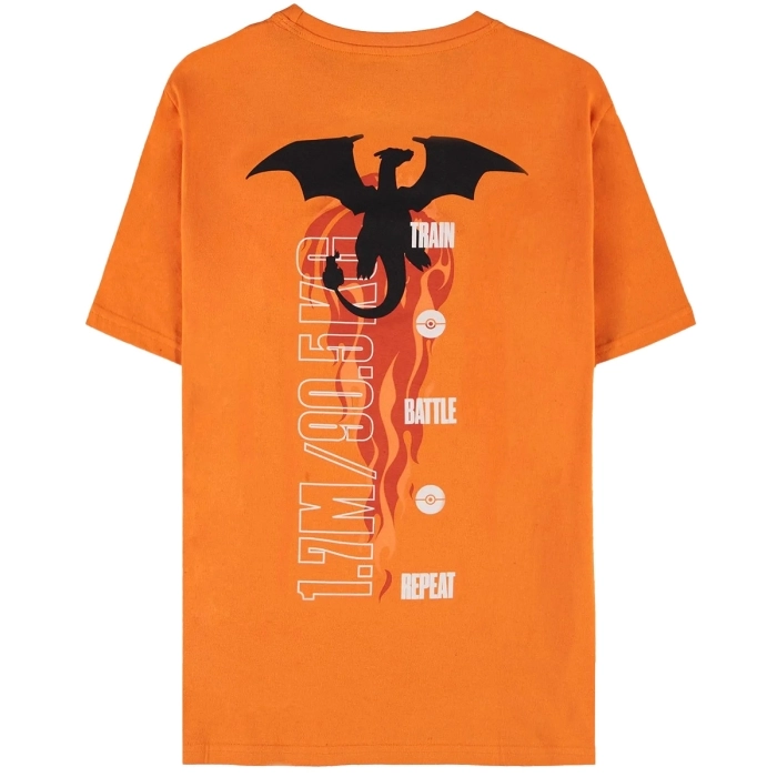 pokemon - charizard - men's short sleeved t-shirt - s