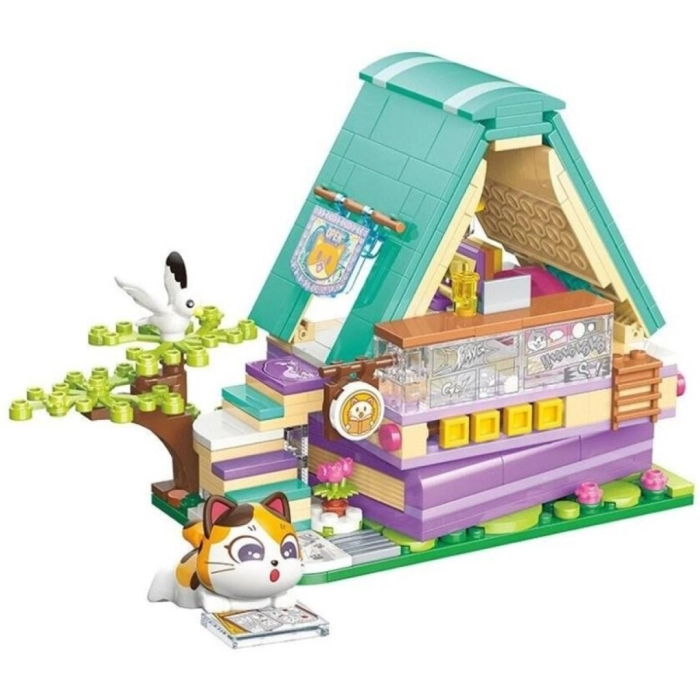 calico cat comic house