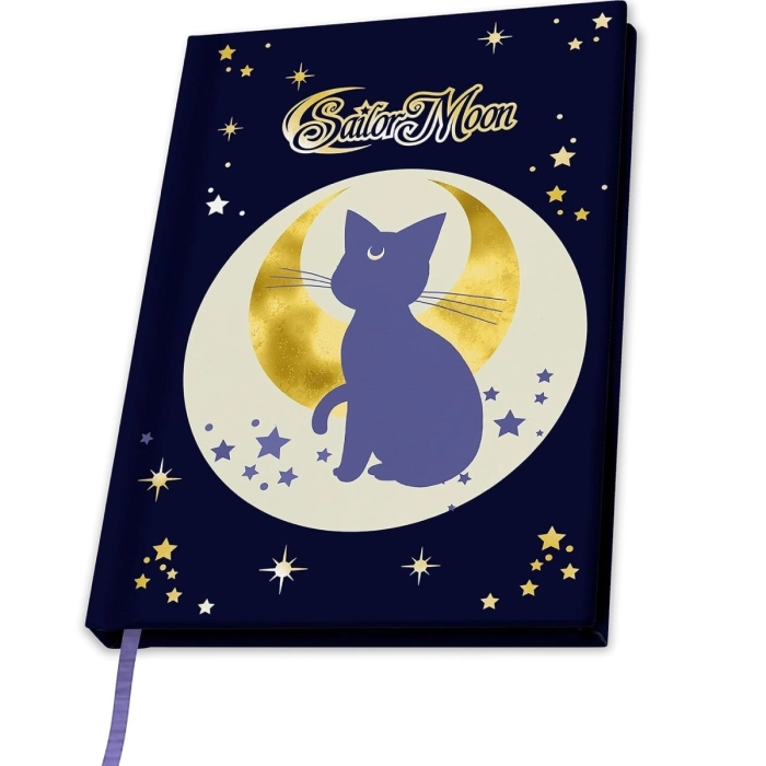 sailor moon - premium notebook a5 - luna & artemis