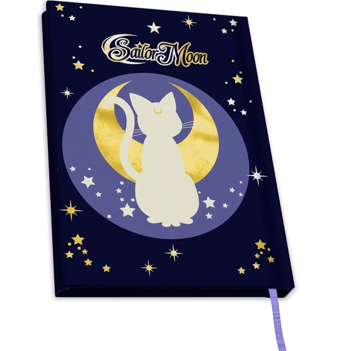 sailor moon - premium notebook a5 - luna & artemis