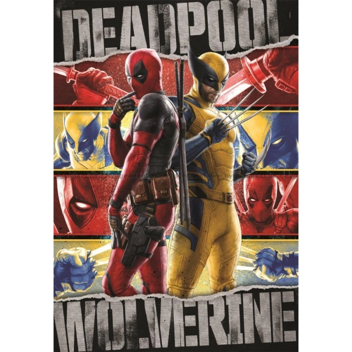 marvel: deadpool & wolverine - puzzle 1000 pezzi