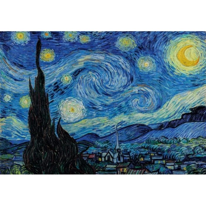 van gogh: la notte stellata - puzzle 1000 pezzi