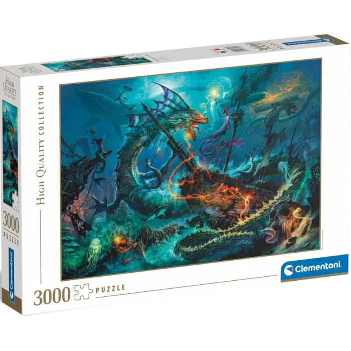 the underwater battle - puzzle 3000 pezzi