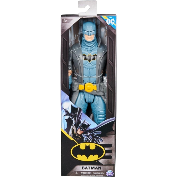 dc comics - batman armatura blu - personaggio snodabile 30cm