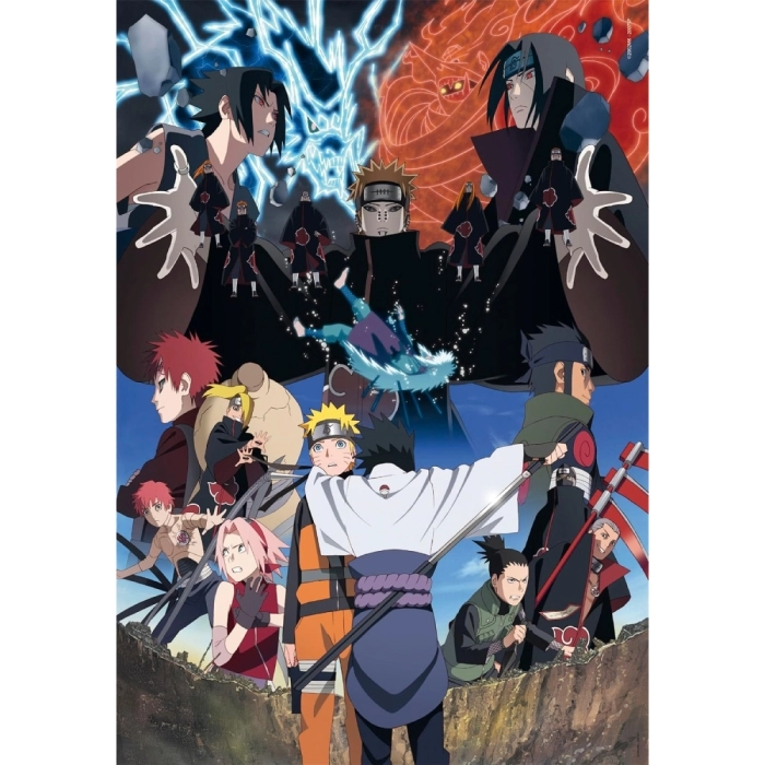 naruto shippuden - puzzle 1000 pezzi