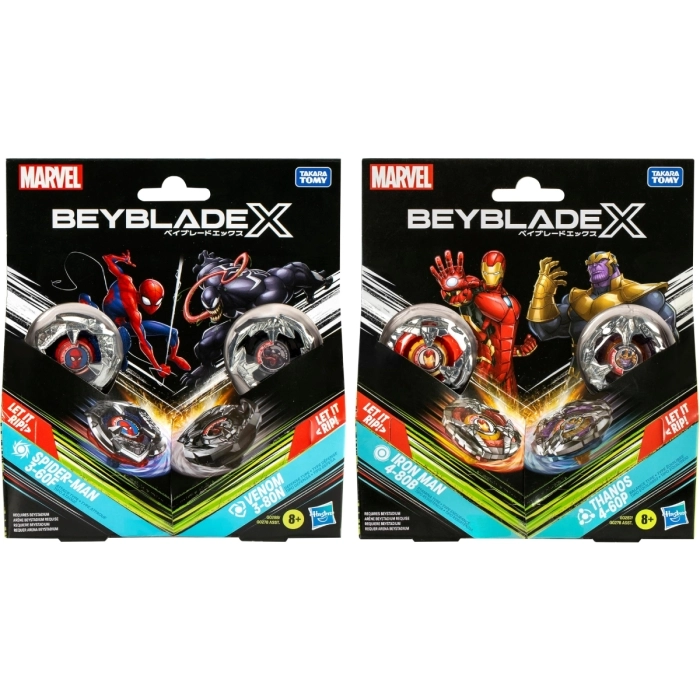 beyblade x - marvel - modello assortito