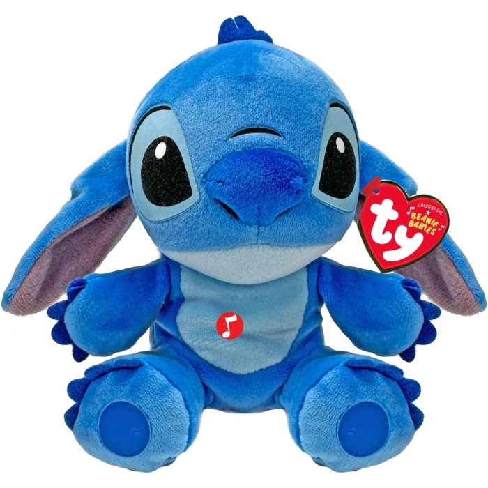 stitch con suono - peluche 20cm - beanie babies